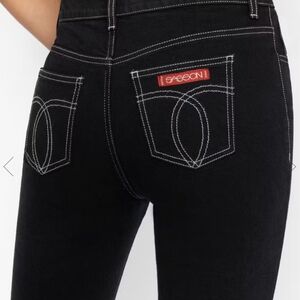 Johnny Was Black High Rise Women's Jeans Size 33, NWT